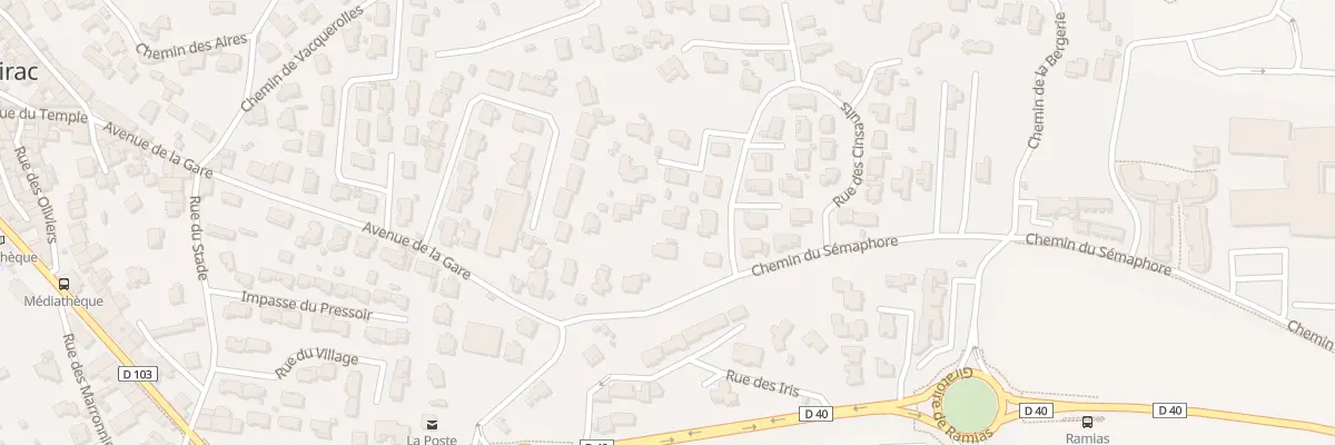 Plan du 1 Rue de la Station à Caveirac