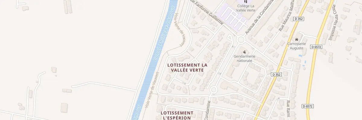 Plan du 154 Rue La Vallee Verte à Vauvert