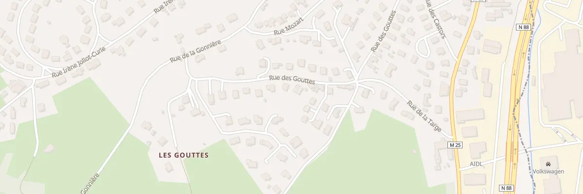 Plan du 37 Rue des Gouttes à Fraisses