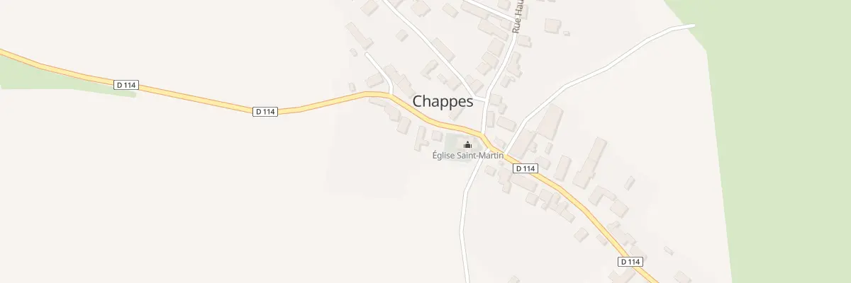 Plan du 1 Rue de la Croyette à Chappes