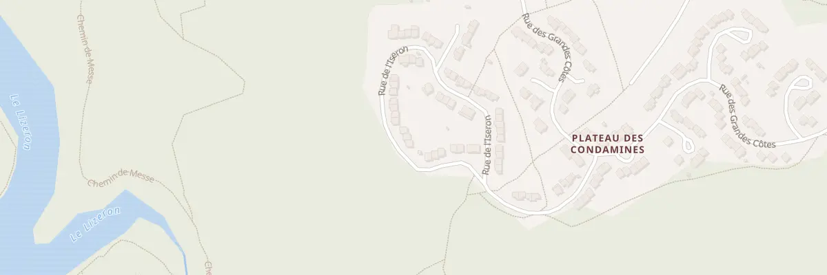 Plan du 65 Rue de l’Iseron à Saint-Étienne