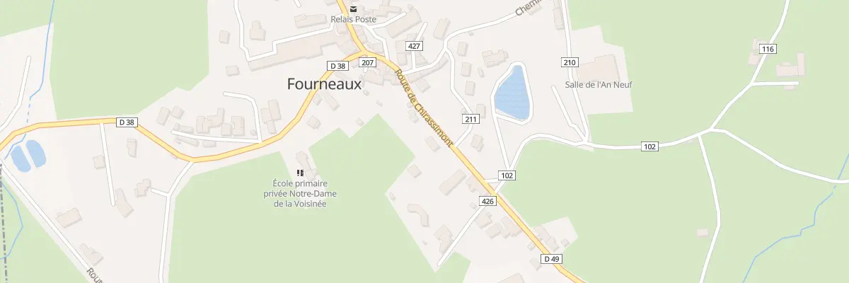 Plan du 142 Rte de Chirassimont à Fourneaux
