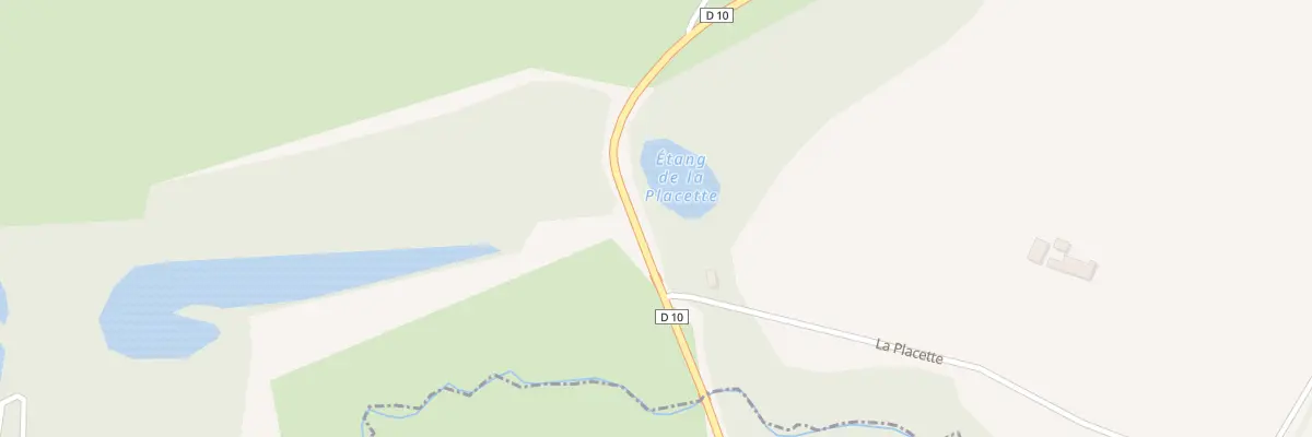 Plan du 5048A La Placette à Brognon