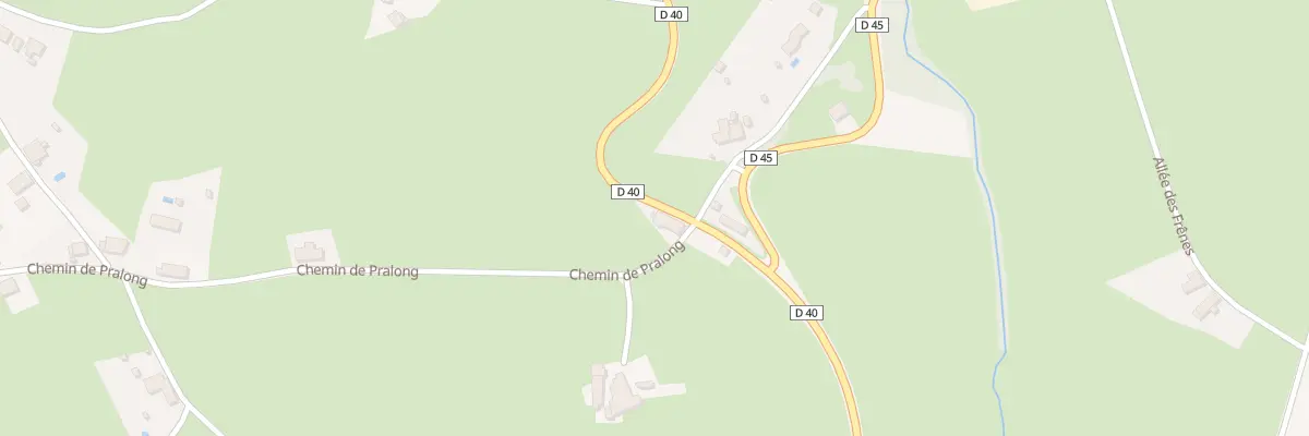 Plan du 75 Rte de Sattendras à La Gresle