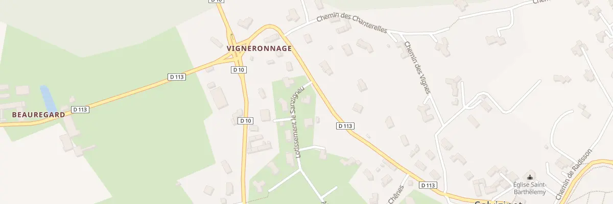 Plan du 57 Lot le Sanzigneu à Salvizinet