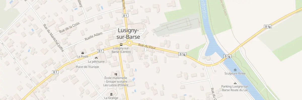 Plan du 4 Rue du Four à Lusigny-sur-Barse