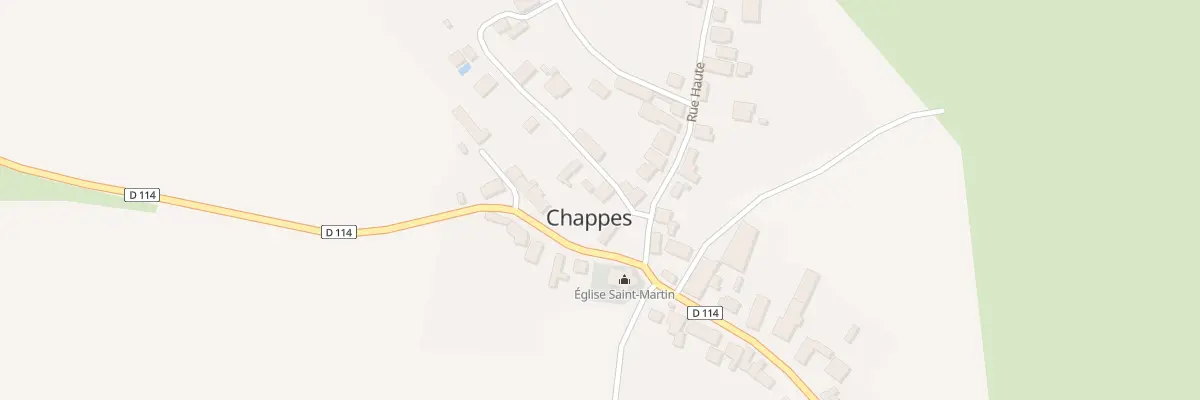 Plan du 1 Rue du Sauvoie à Chappes