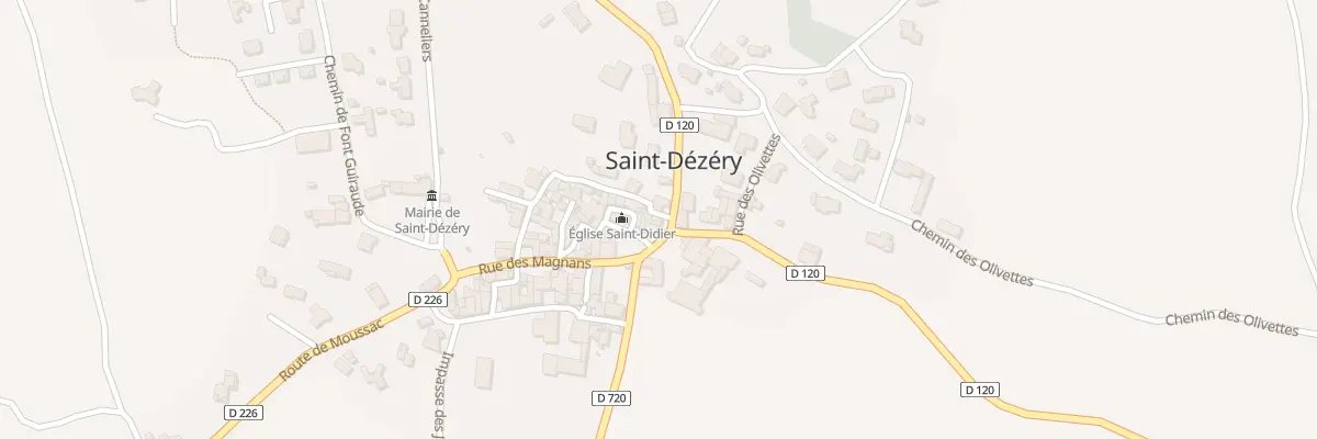 Plan du 5035 Rte de Valence à Saint-Dézéry