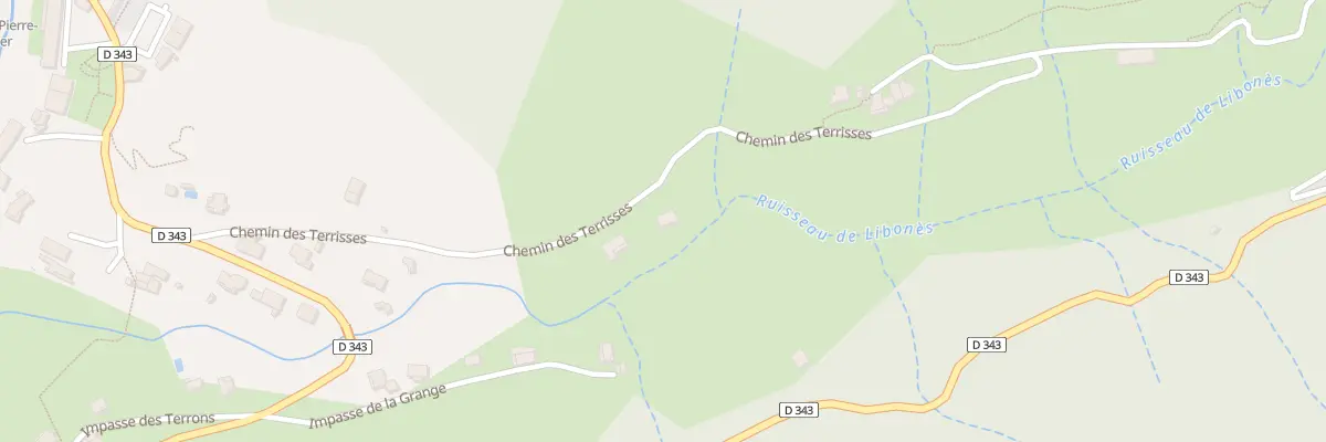Plan du 340 Che des Terrisses à Saint-Pierre-de-Colombier