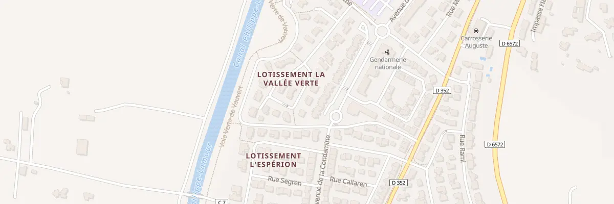 Plan du 274 Rue La Vallee Verte à Vauvert