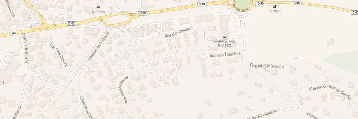 Plan du 2 Rue des Eperviers à Caveirac