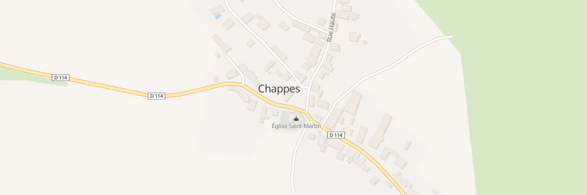 Plan du 2 Rue de la Croyette à Chappes