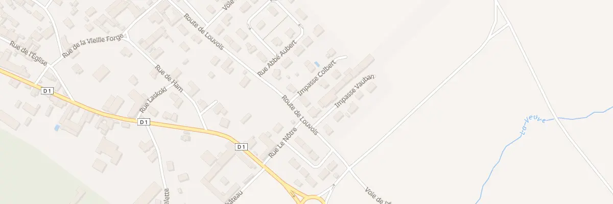 Plan du 11 Rte de Louvois à Juvigny