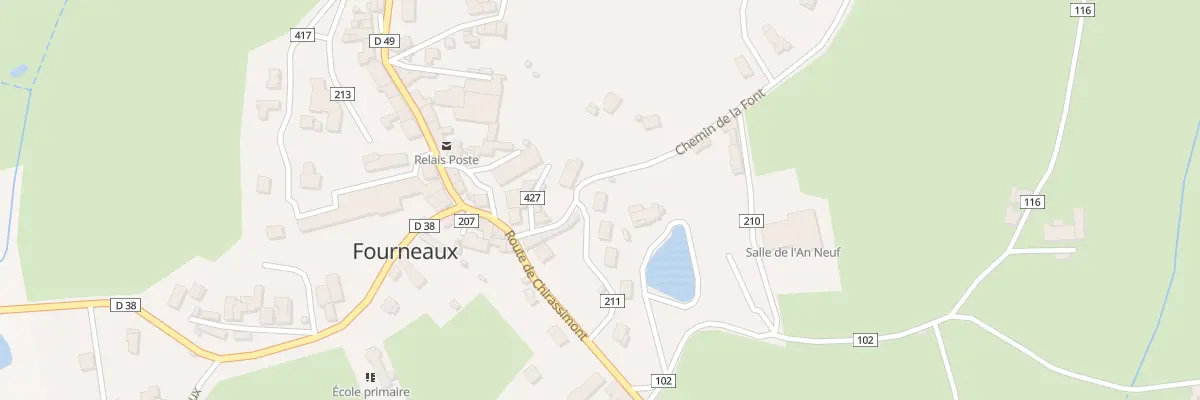 Plan du 124 Che du Clos à Fourneaux