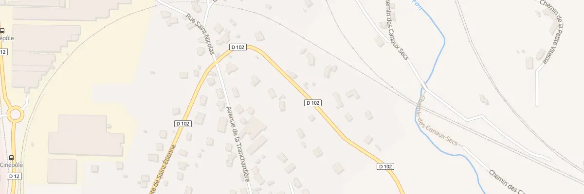 Plan du 158 Rte de Saint-Étienne à Saint-Just-Saint-Rambert