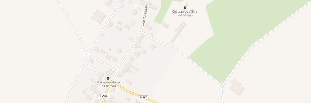 Plan du 14 Rue du Château à Villers-le-Château