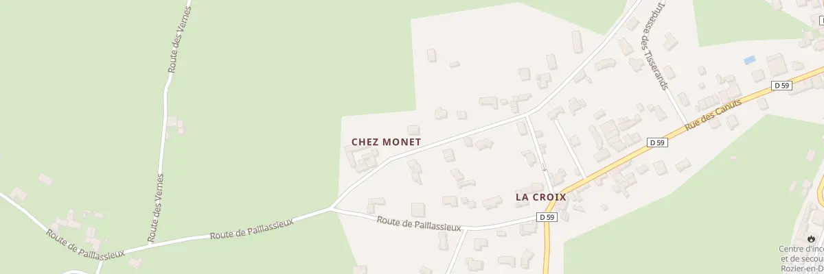 Plan du 136 Rue de chez Monet à Rozier-en-Donzy