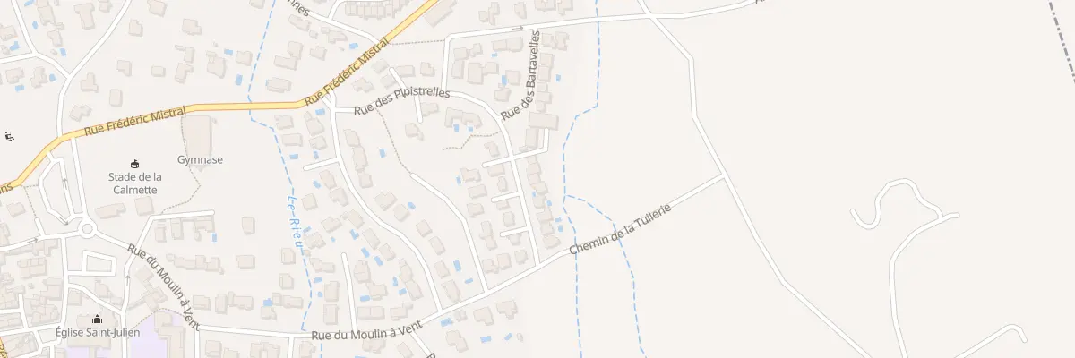 Plan du 21 Rue des Pipistrelles à La Calmette