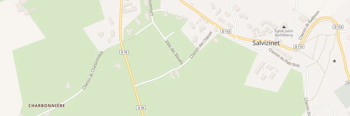 Plan du 114 All des Bleuets à Salvizinet