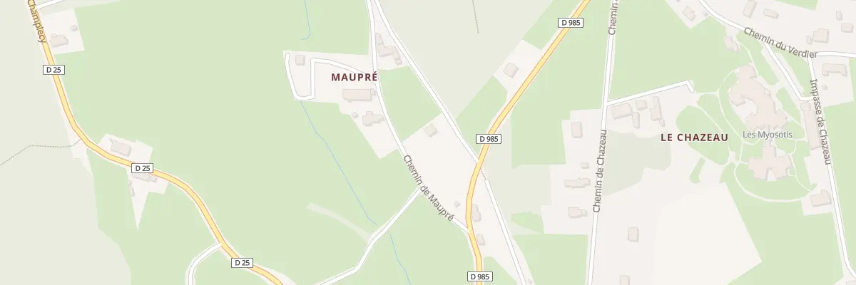 Plan du 4 Che de Maupré à Charolles
