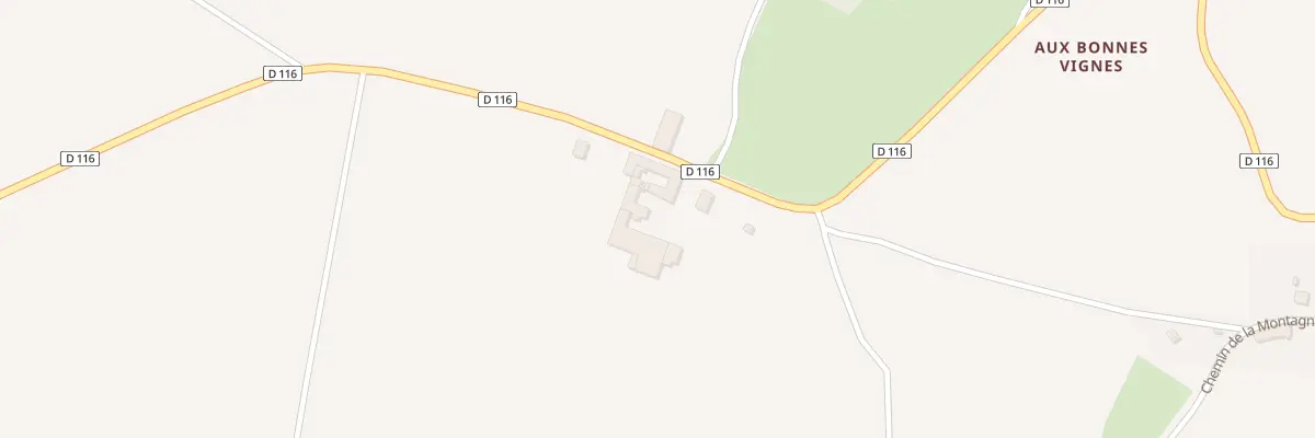 Plan du 3 Ferme de la Montagne à Sennevoy-le-Haut