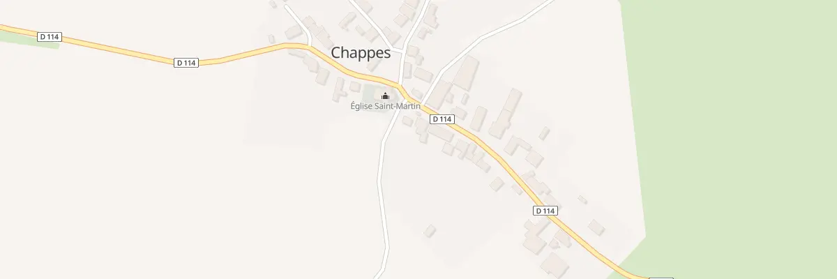 Plan du 4 Rue Basse à Chappes