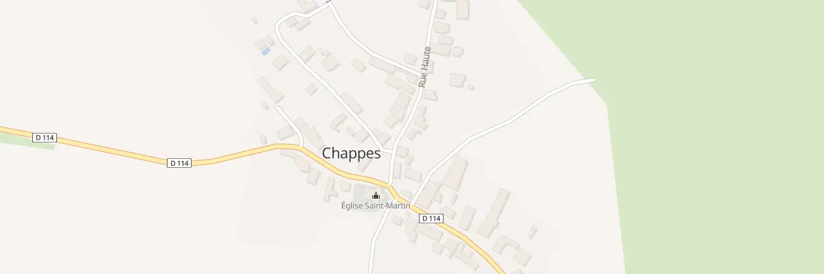 Plan du 6 Pl Marcel Camus à Chappes