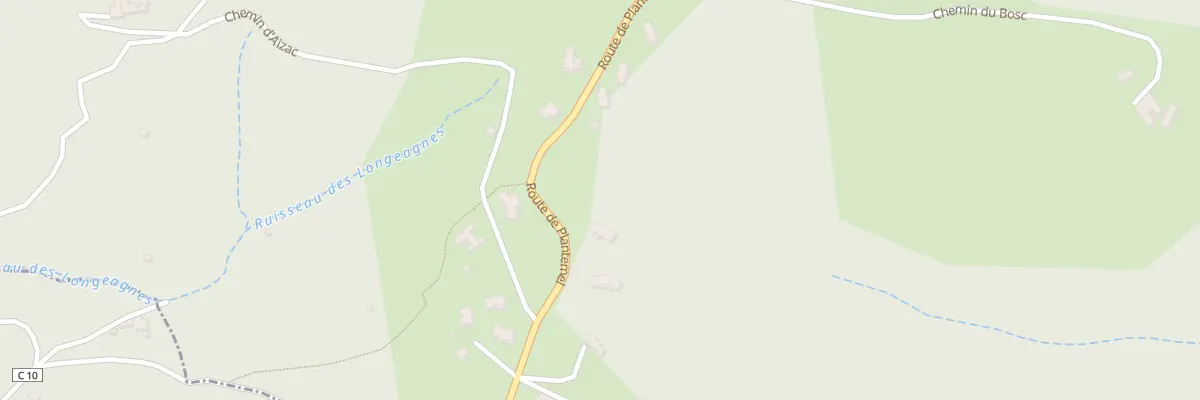 Plan du 5353 Le Deves à Fabras