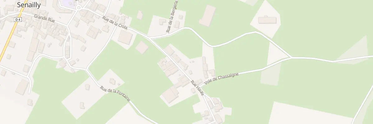 Plan du 9 Rue Haute à Senailly
