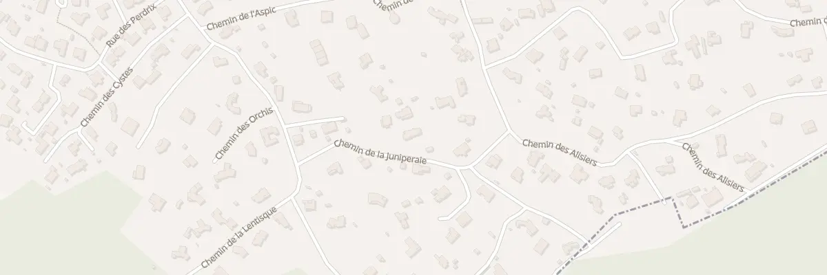 Plan du 161 Che de Juniperaie à Caveirac