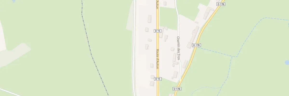 Plan du 20 Rte d’Autun à Liernais