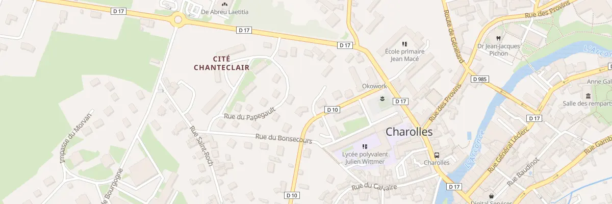 Plan du 8B Rue de Verdun à Charolles