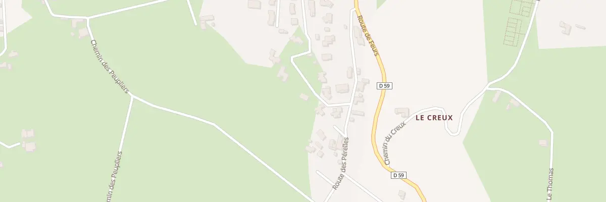 Plan du 326 Rue du Soleil Couchant à Rozier-en-Donzy