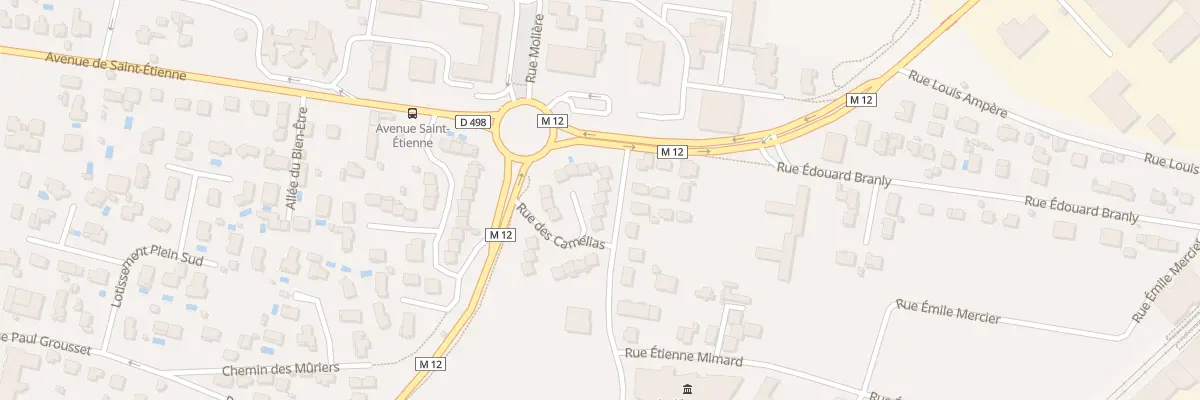 Plan du 6 Rue des Camélias à Andrézieux-Bouthéon
