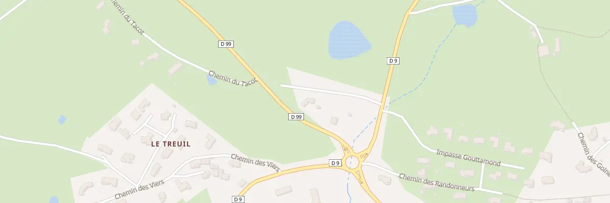 Plan du 108 Rte de Bourg de Thizy à Saint-Victor-sur-Rhins