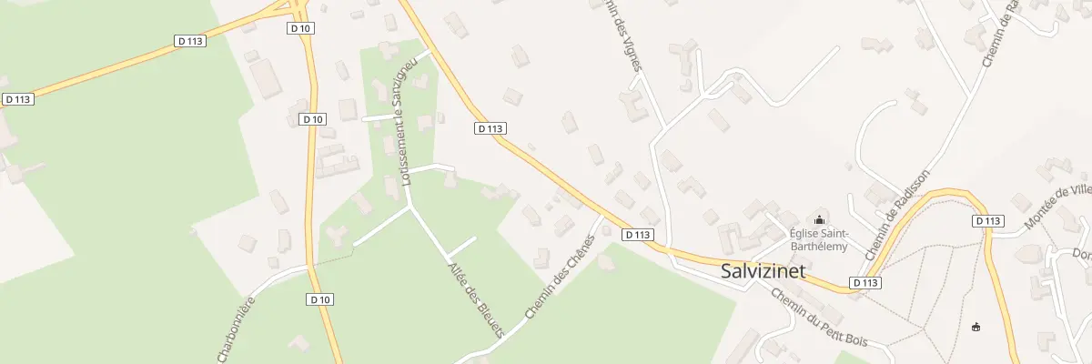 Plan du 219 Rue du Vigneronnage à Salvizinet