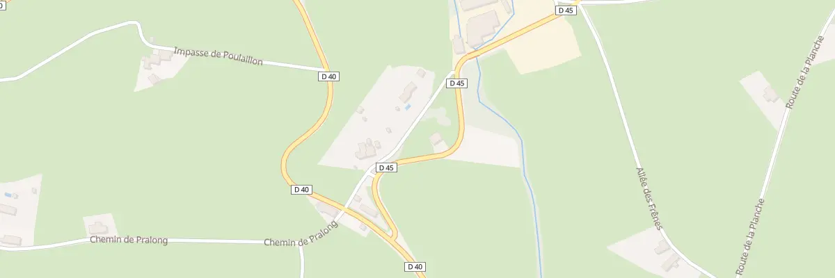Plan du 1962 Rte des Etangs à La Gresle