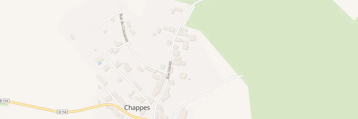 Plan du 5112 Rue Haute à Chappes
