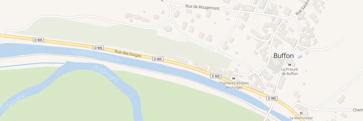 Plan du 15 Rue des Forges à Buffon