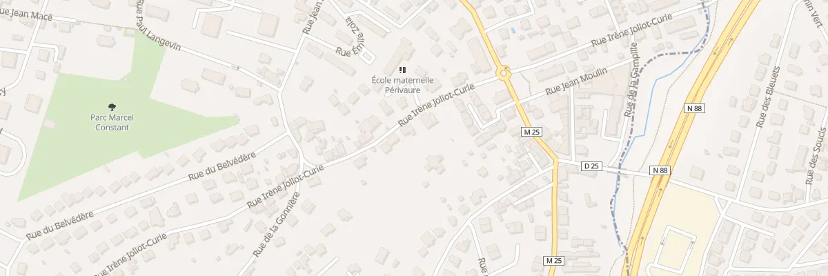 Plan du 21 Rue Irène Joliot-Curie à Fraisses