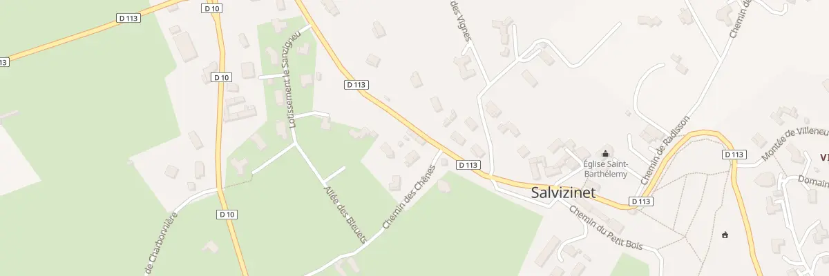 Plan du 211 Rue du Vigneronnage à Salvizinet