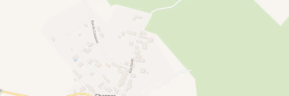 Plan du 18 Rue Haute à Chappes