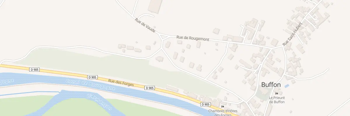Plan du 8 Che de la Vigne Blanche à Buffon