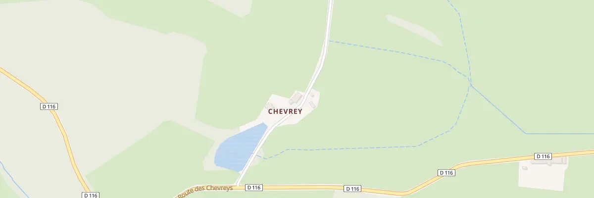 Plan du 2250 Rte des Chevrey à Saint-Forgeot