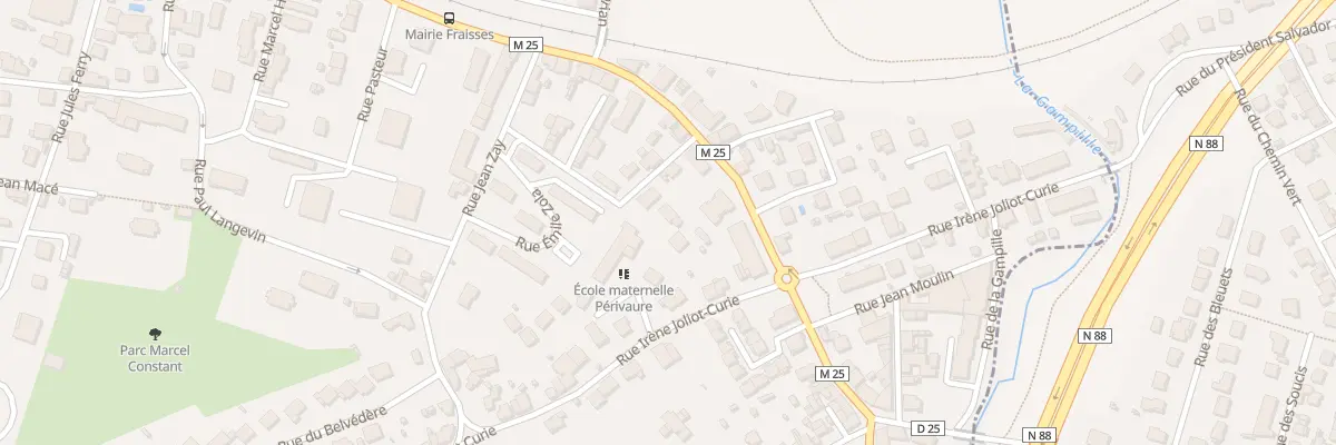 Plan du 3 Rue des Prairies à Fraisses