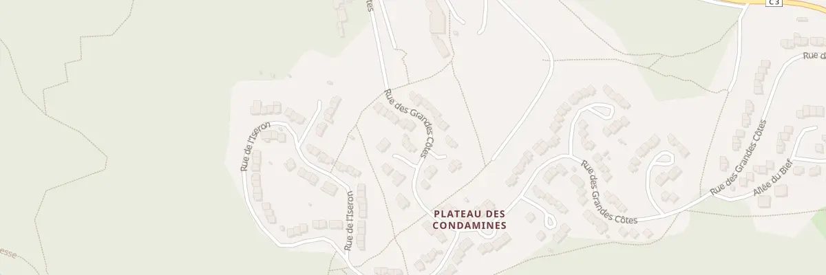 Plan du 155 Rue des Grandes Cotes à Saint-Étienne