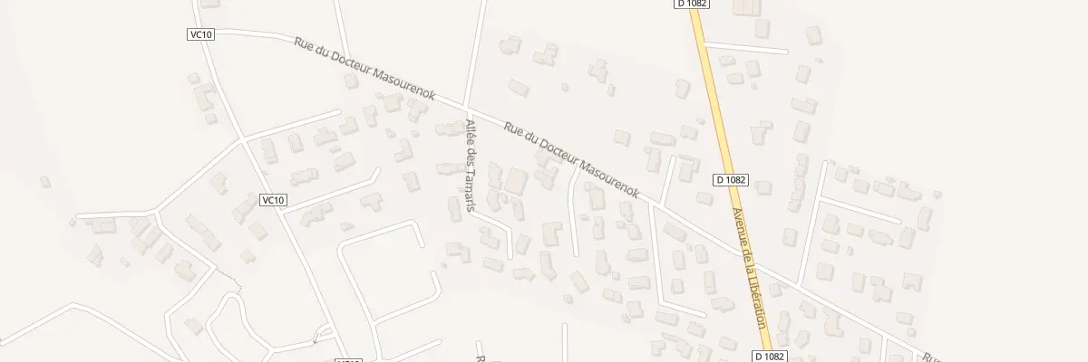 Plan du 9 Rue du Docteur Igor Masourenok à Veauche