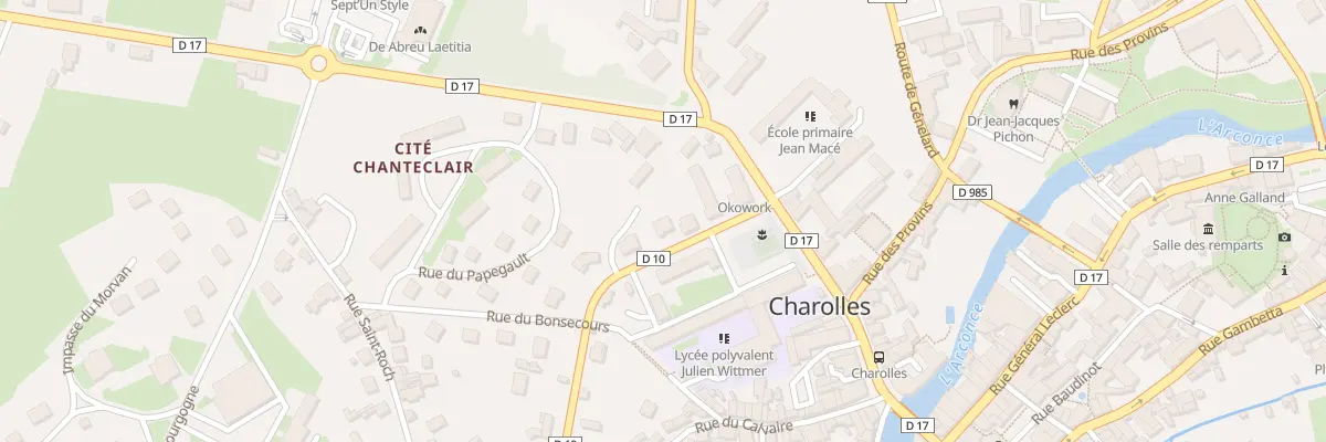 Plan du 6 Rue de Verdun à Charolles