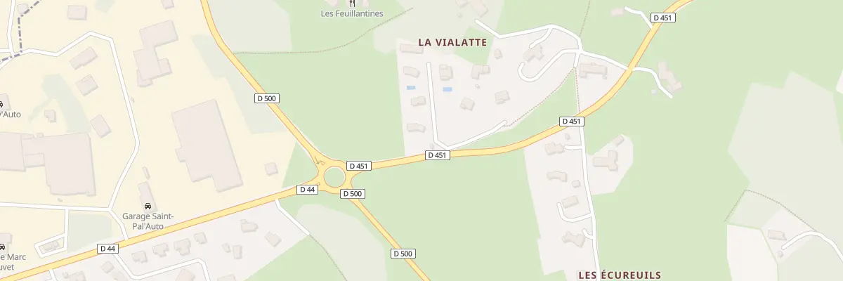 Plan du 5009 La Vialatte à Saint-Pal-de-Mons