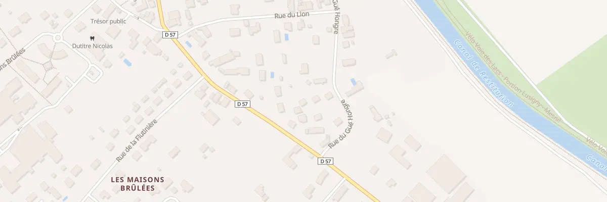Plan du 16C Rue du Gué Hongre à Lusigny-sur-Barse